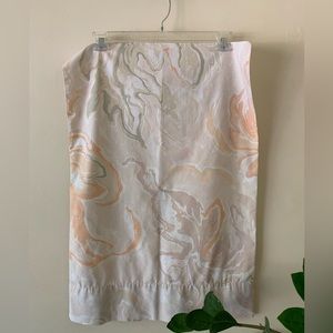 Vintage water color standard pillowcase textile